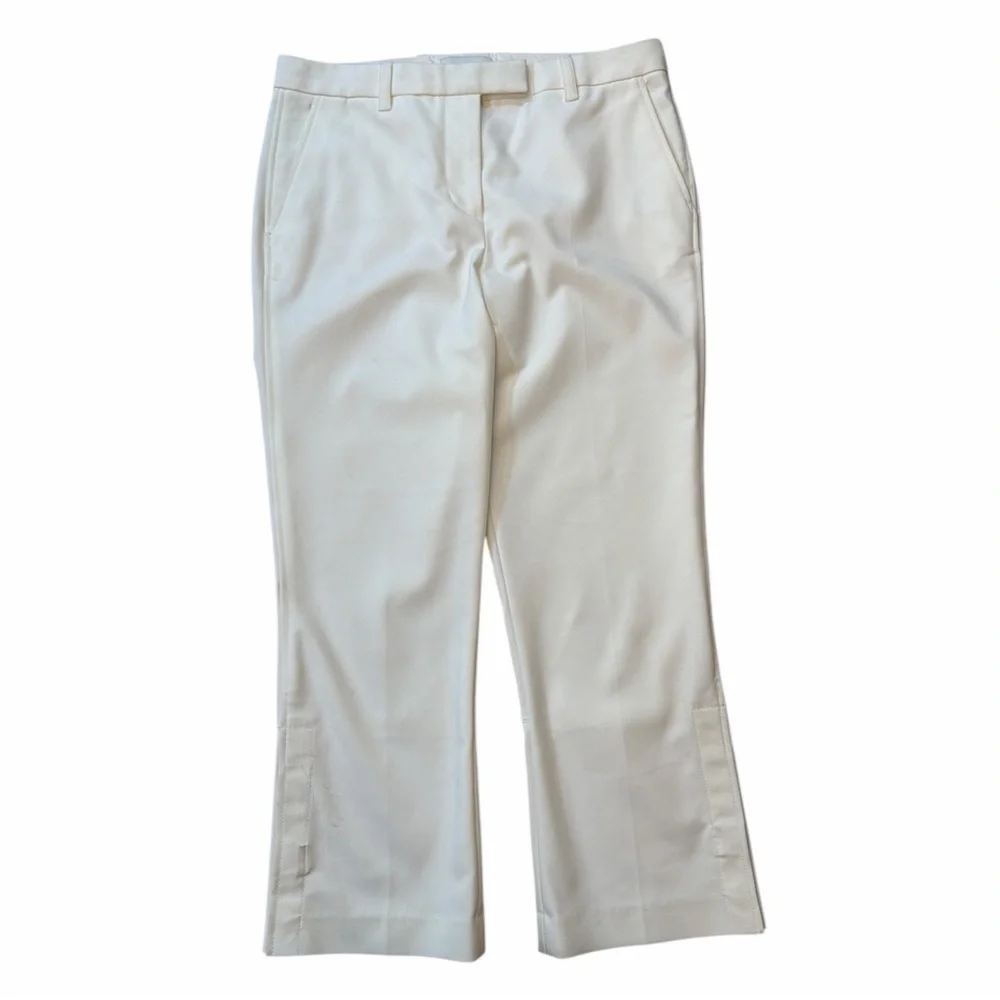 3.1 Phillip Lim Cream Cropped Trousers - Picture 1 of 5